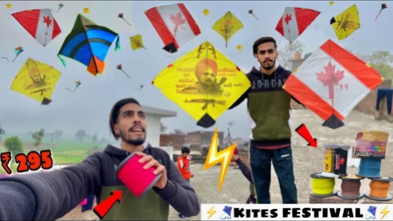Kite Flying🔥 Lohri🤩 Kite Fight😍 Patang🪁 Kite