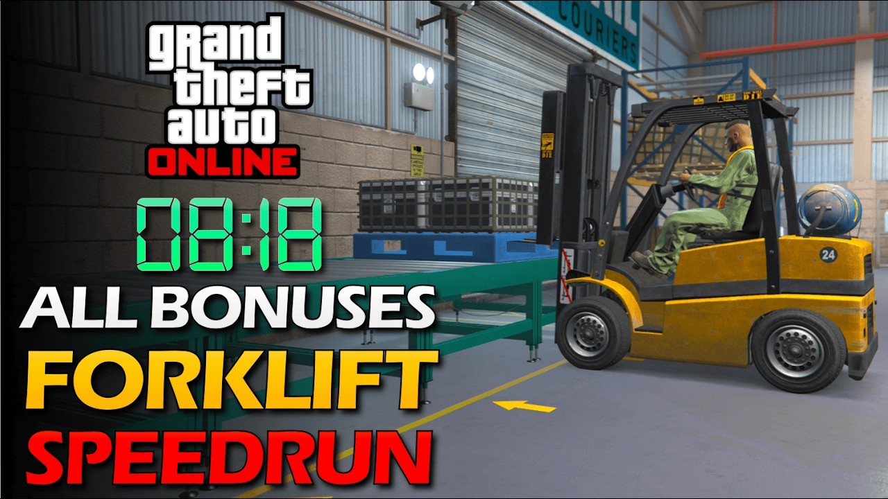 ALL Bonuses Forklift Operator Speedrun to Fall Asleep to (08:18)