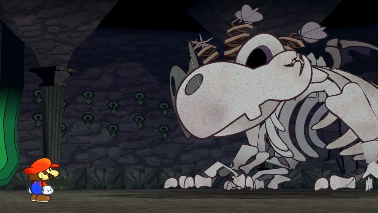 Paper Mario: The Thousand-Year Door - Walkthrough - Pit of 100 Trials (Bonetail Boss)
