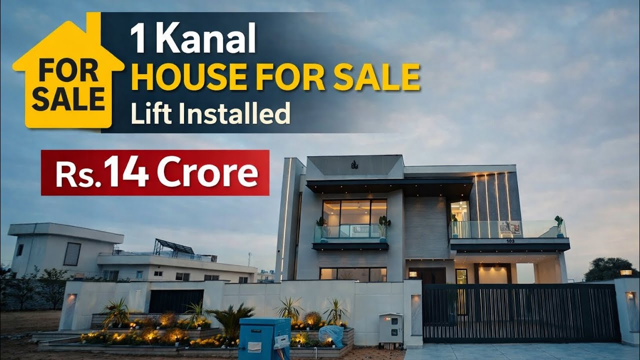 Prime Location 1 Kanal House for Sale | Faisal Town Phase 1 B Block | Lift Installed 