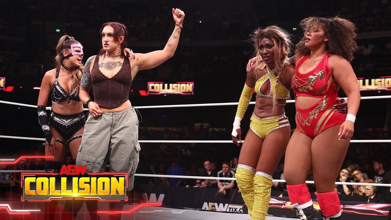 Kris Statlander SAVES Harley Cameron, Willow Nightingale & Queen Aminata! | AEW Collision, 8/23/25
