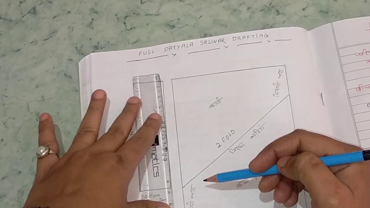 Full Patiyala Salwar Drafting/ फुल पाटियाला सलवार/ Theory के द्वारा cutting का तरीका भी सीखें