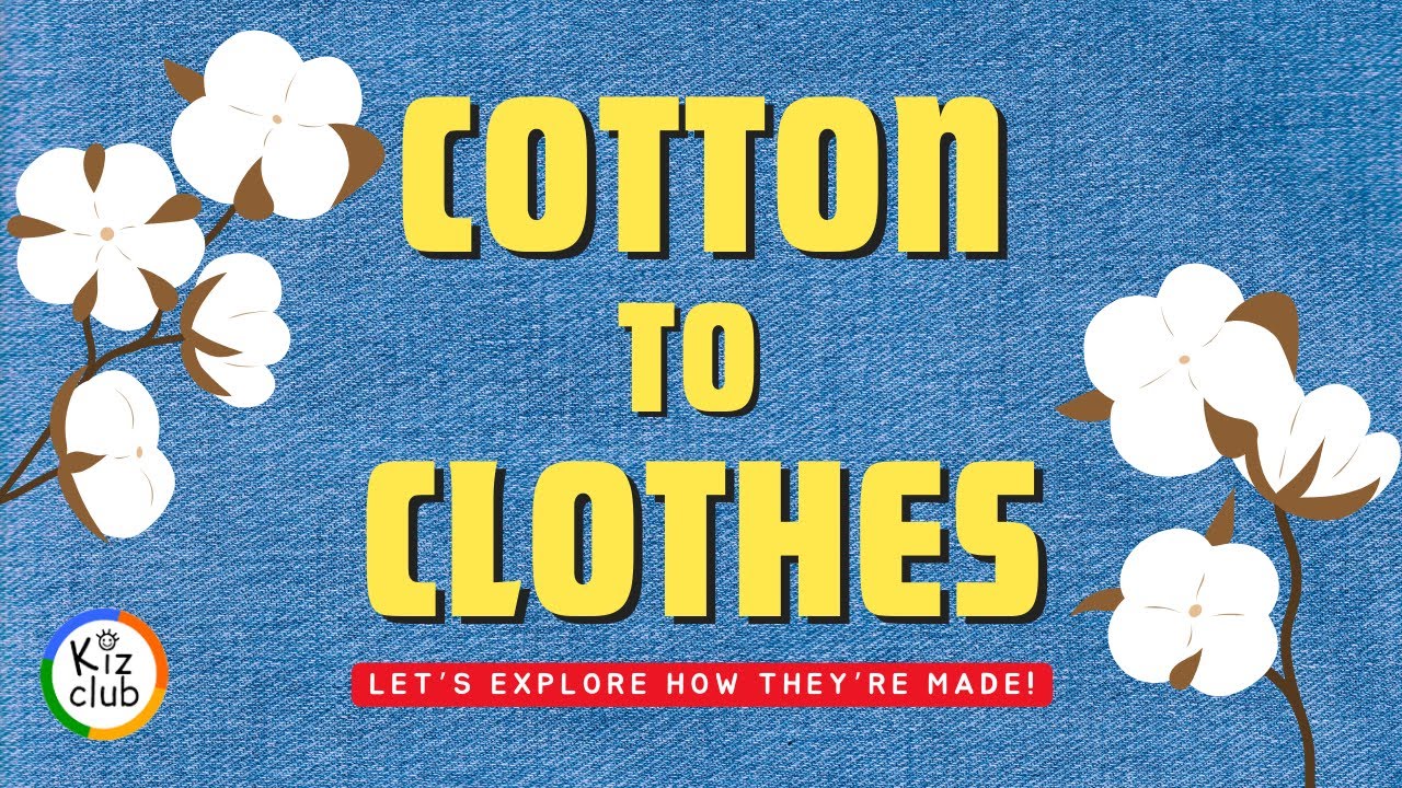Cotton to Clothes | Educational Story for Kids | Storytime with Kizclub