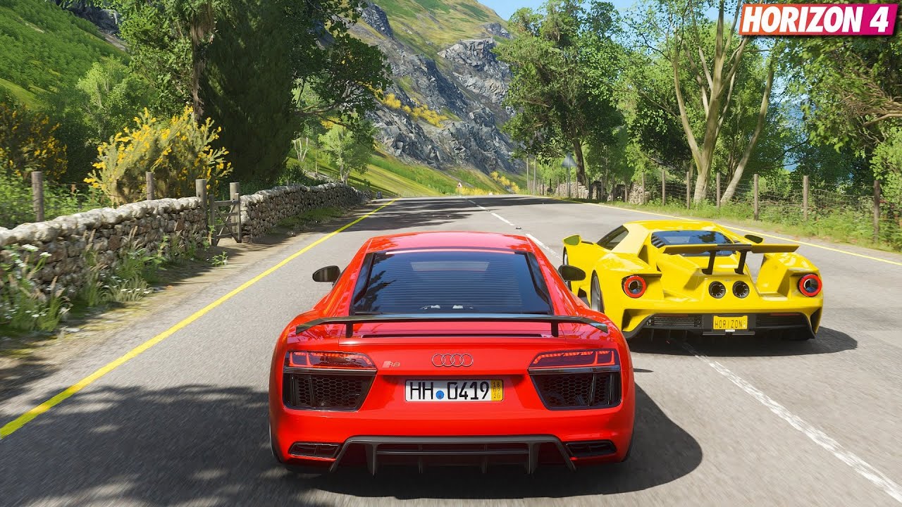 Forza Horizon 4 Audi R8 V10 Plus | Goliath Race Gameplay