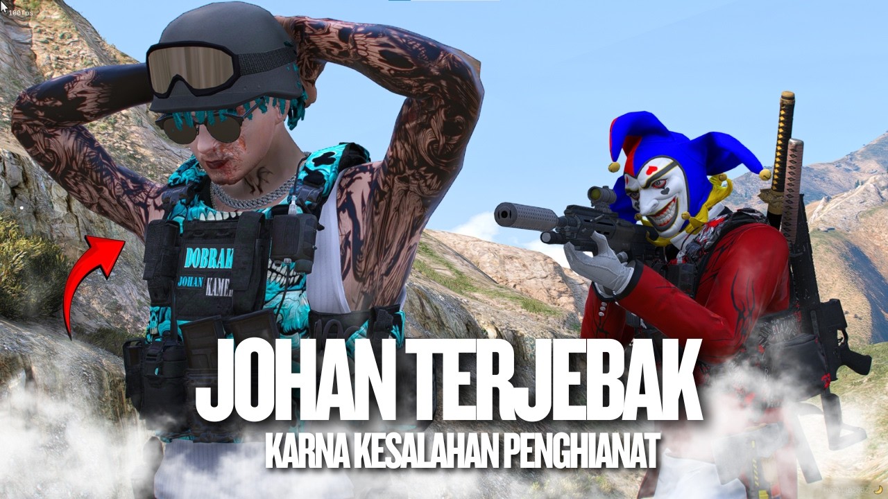 JOHAN MASUK KEPERANGKAP JOKER KARNA PENGHIANAT INI - GTA 5 ROLEPLAY #dobrak #gta #storyofdobrak