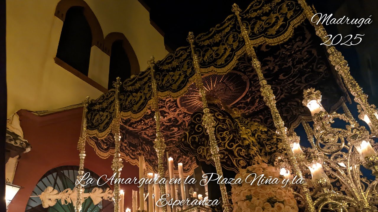 María Santísima de la Amargura Coronada por la Plaza Niña y Esperanza | Madrugá Huelva 2025 (HD)