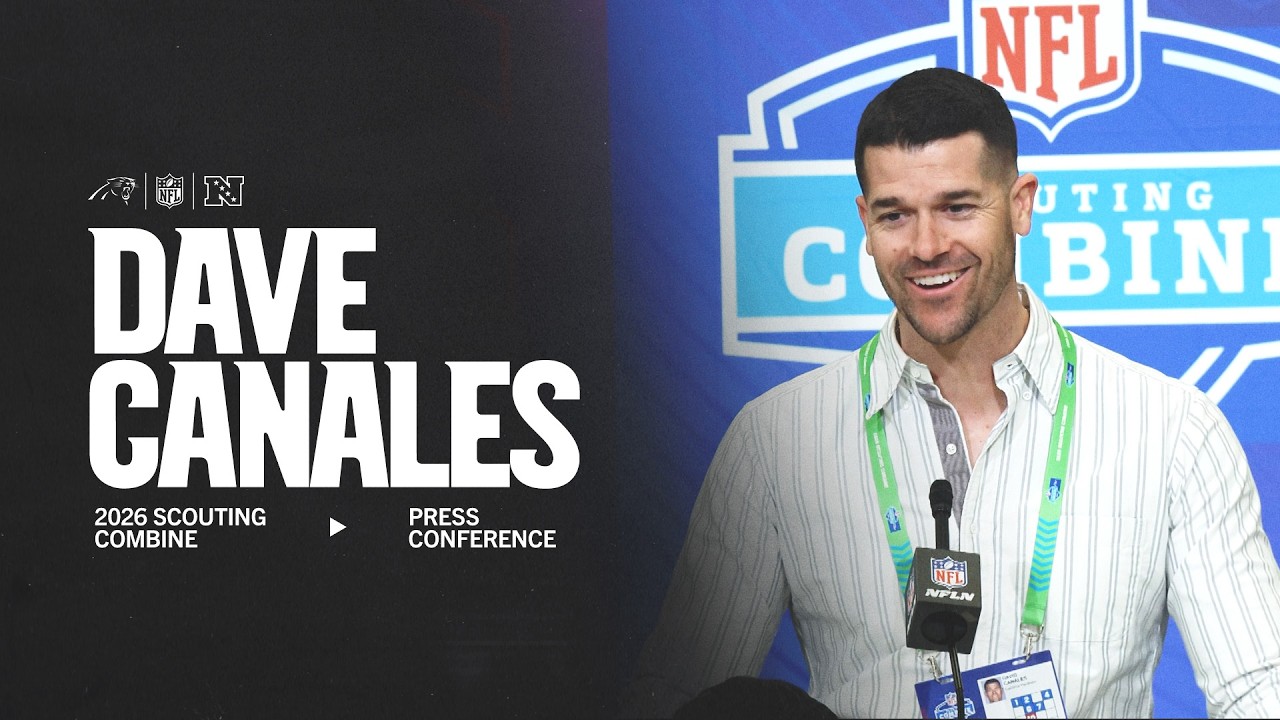 Dave Canales 2026 NFL Combine Press Conference | Carolina Panthers