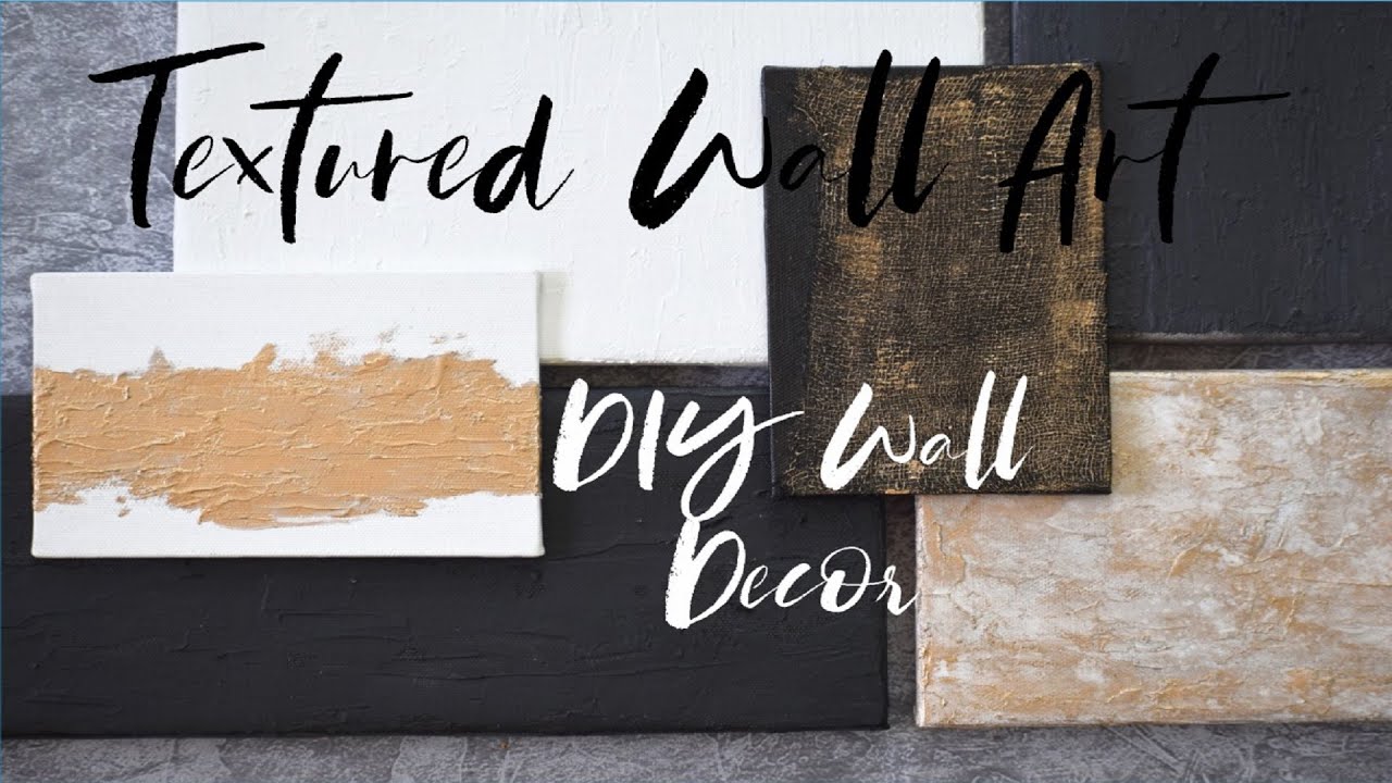 DIY Wall Art //Textured Wall Art