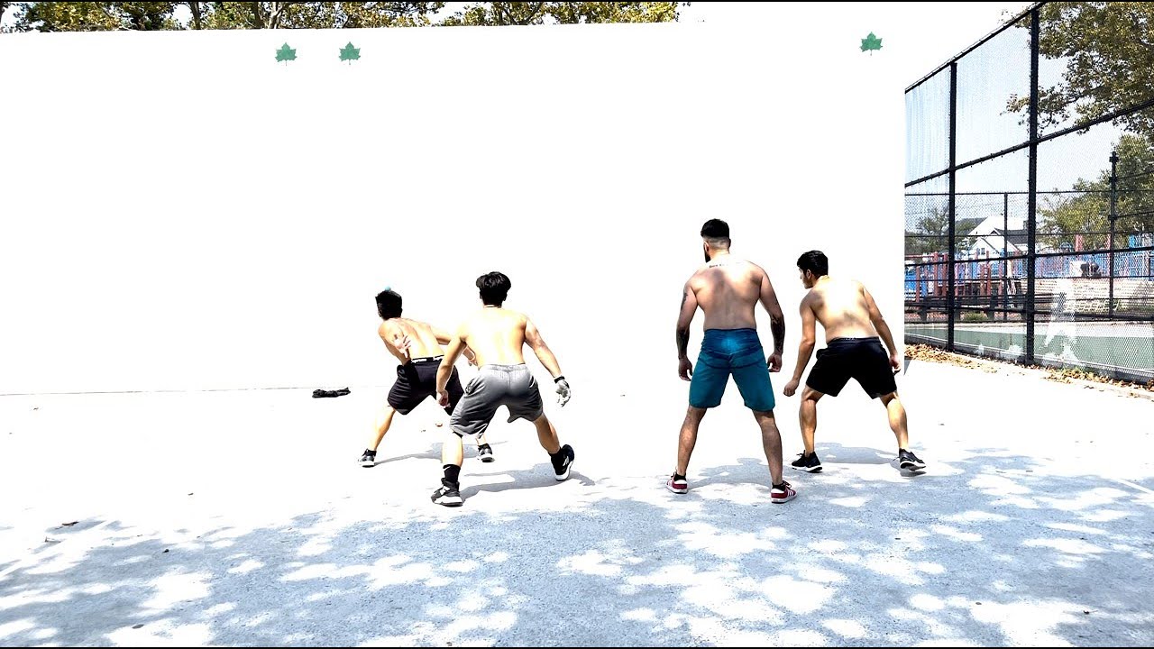 Manhattan Beach Out of the Hat Doubles Gary & Jay vs. Ross & Mark Handball