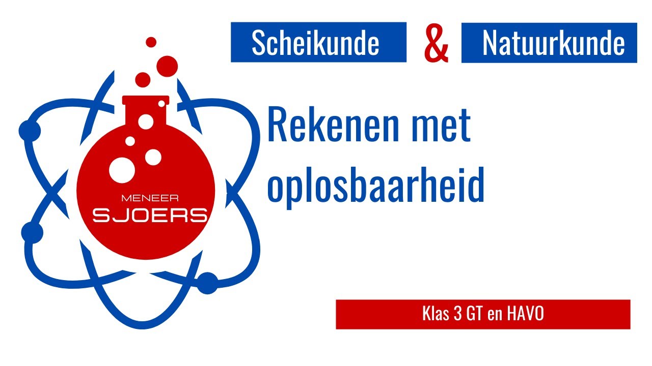 Uitleg over rekenen met oplosbaarheid