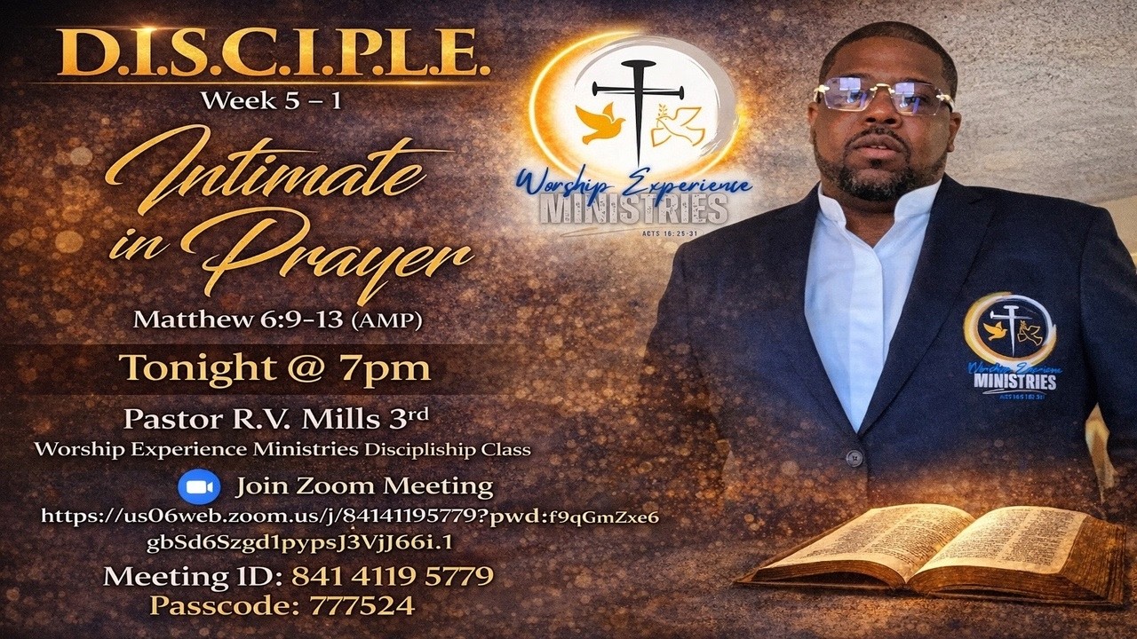 Tune in Tuesday Bible Study 2/17/26 Intimate in Prayer