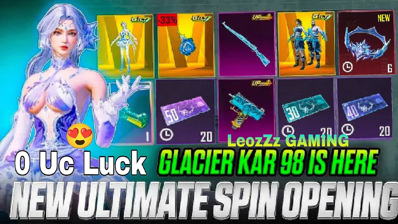 10 UC LUCK 😍 NEW ULTIMATE SET CRATE OPENING l GLACIER KAR98 AND WINTERGLOW SYLPH SET CRATE OPENING