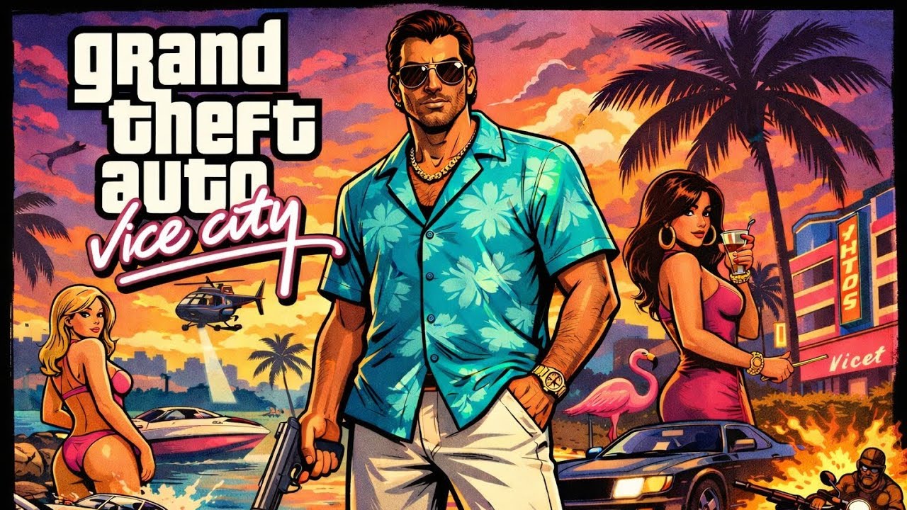 GTA Vice City The Definitive edición  trilogy bienvenidos a vice city
