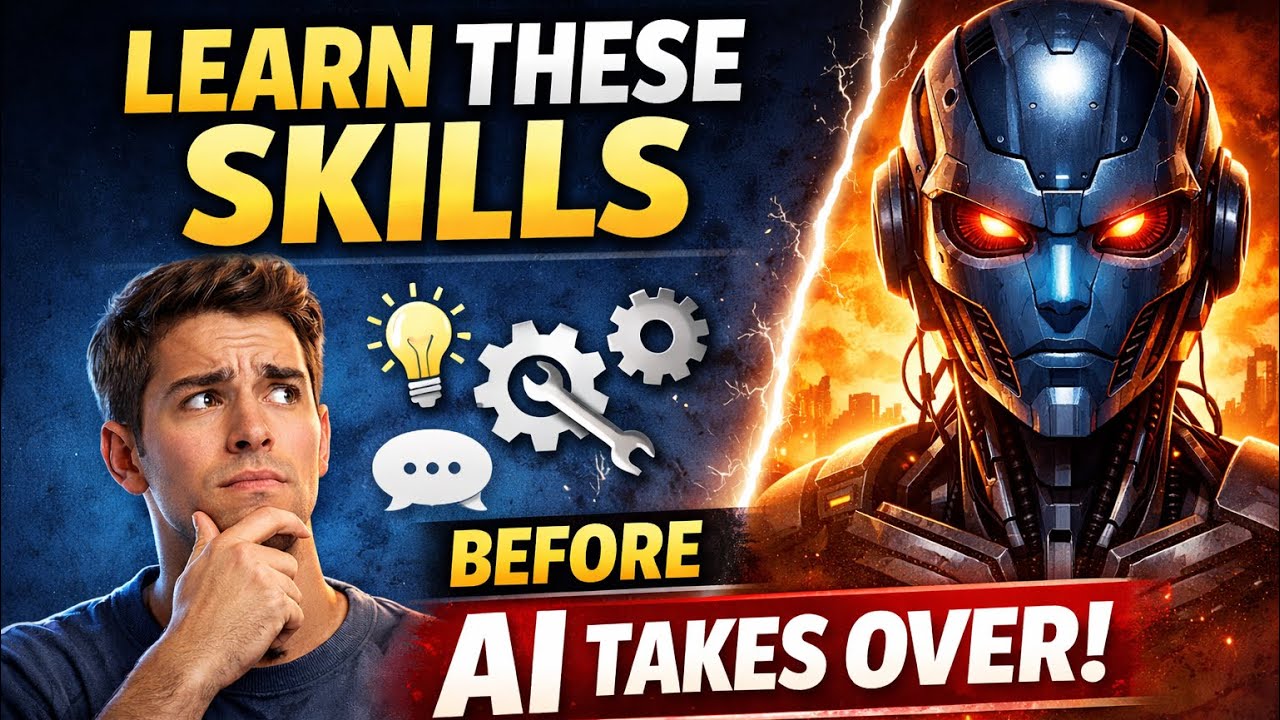 The Skills You'll Wish You had Mastered || Before AI Takes Over Learn These Human Skills