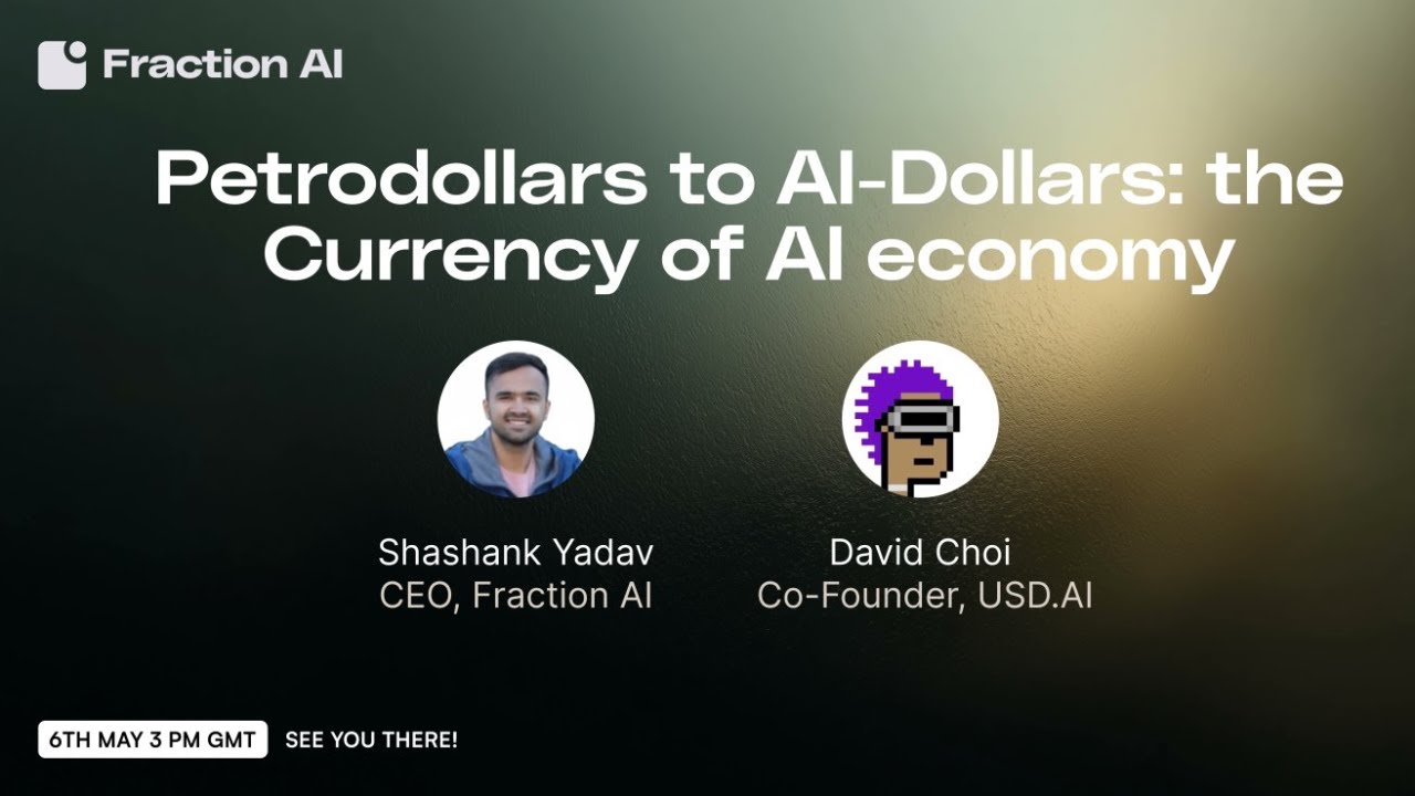 From Petrodollars to AI Dollars. With our CEO, Shashank Yadav and David Choi, CEO of USD.AI