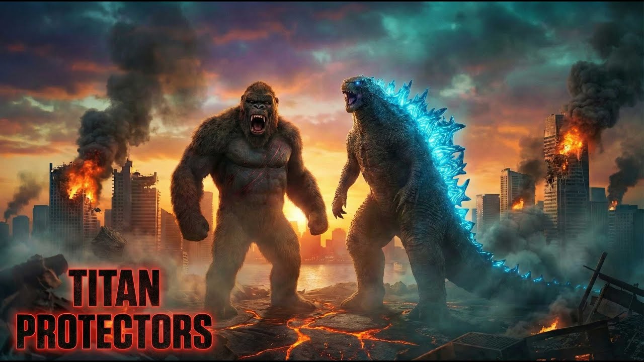 KING KONG & GODZILLA – TITAN PROTECTORS | Full AI Short Film