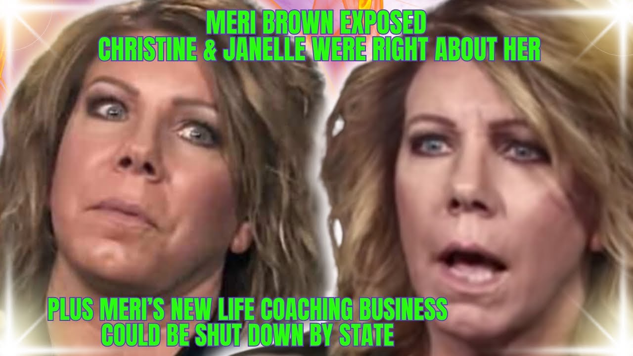 Meri Brown's QUEST FOR REVENGE AGAINST KODY BLOWS UP IN HER FACE, UTAH to BAN Her LIFE COACHING Biz
