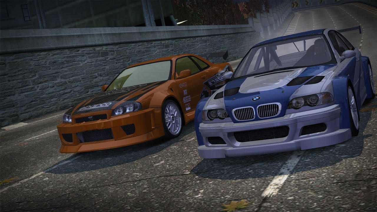 Need For Speed: Most Wanted 2005 - Eddie vs. BMW GTR (Final Boss Razor) (1080p)