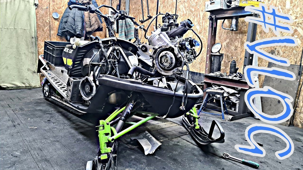 Сборка мотора SUZUKI B80 Arctic Cat CrossFire