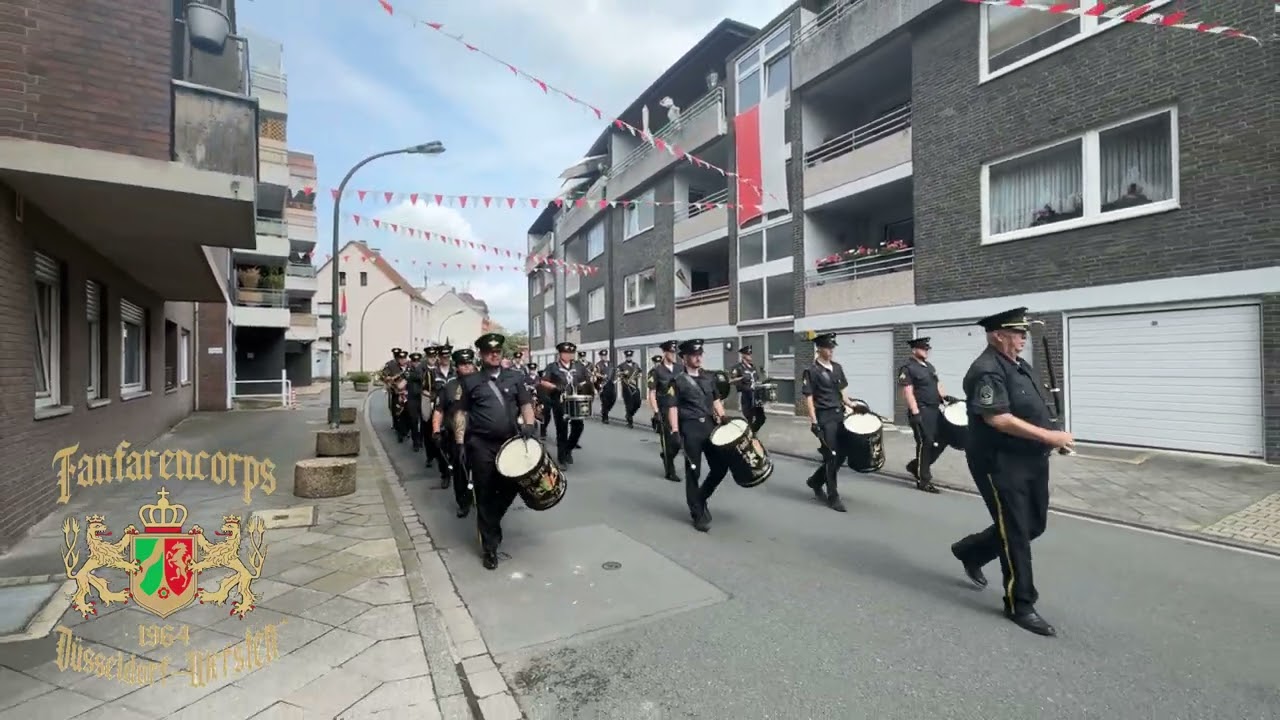 Reg Fanfarencorps Wersten zu Gast in Flehe
