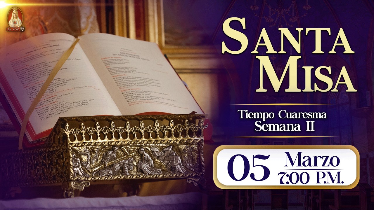 Santa Misa en Caballeros de la Virgen, 05 de marzo de 2026⚜️ 7:00 p.m