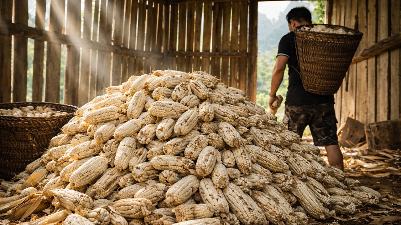 A Normal Day Harvesting Corn That Turned Into a Full-Time Job | by @PrimitiveSkillsnet