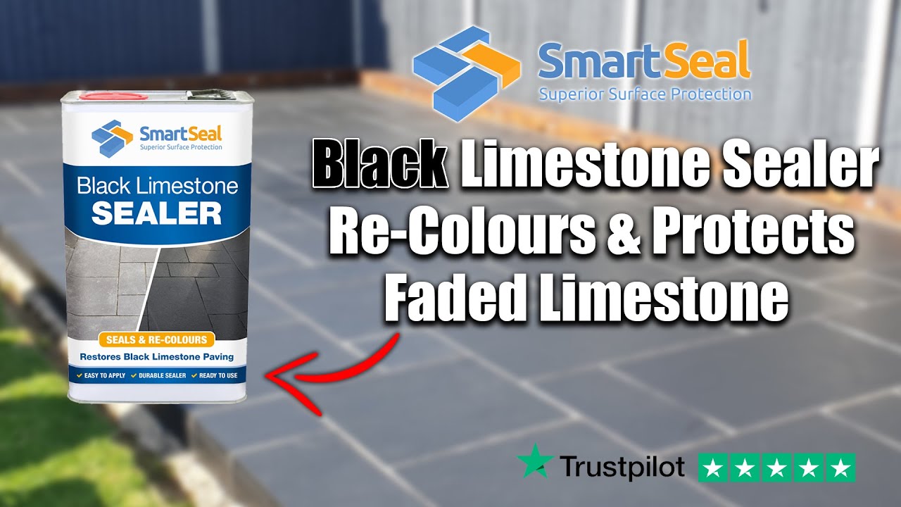 Black Limestone Sealer Colours Seals Restores and Makeovers Tired Looking Patios