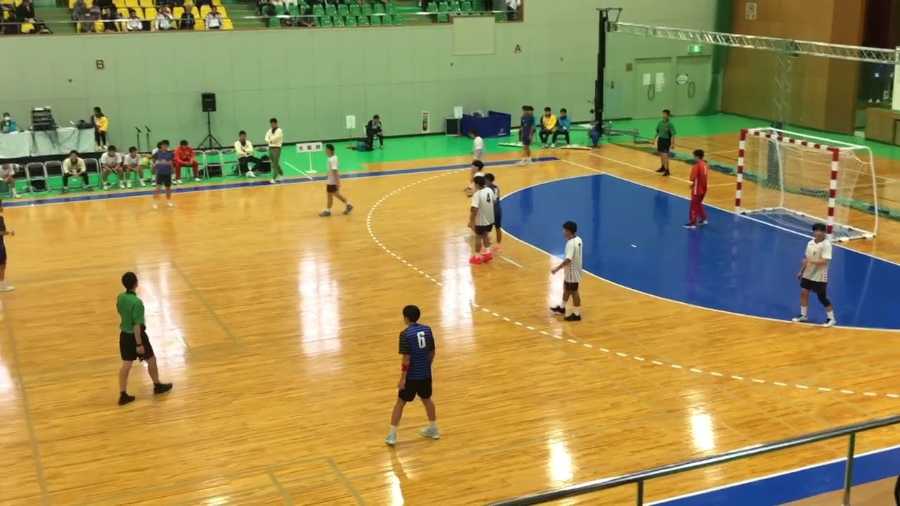 鹿児島国体　大阪vs熊本 ハンドボール少年男子231008