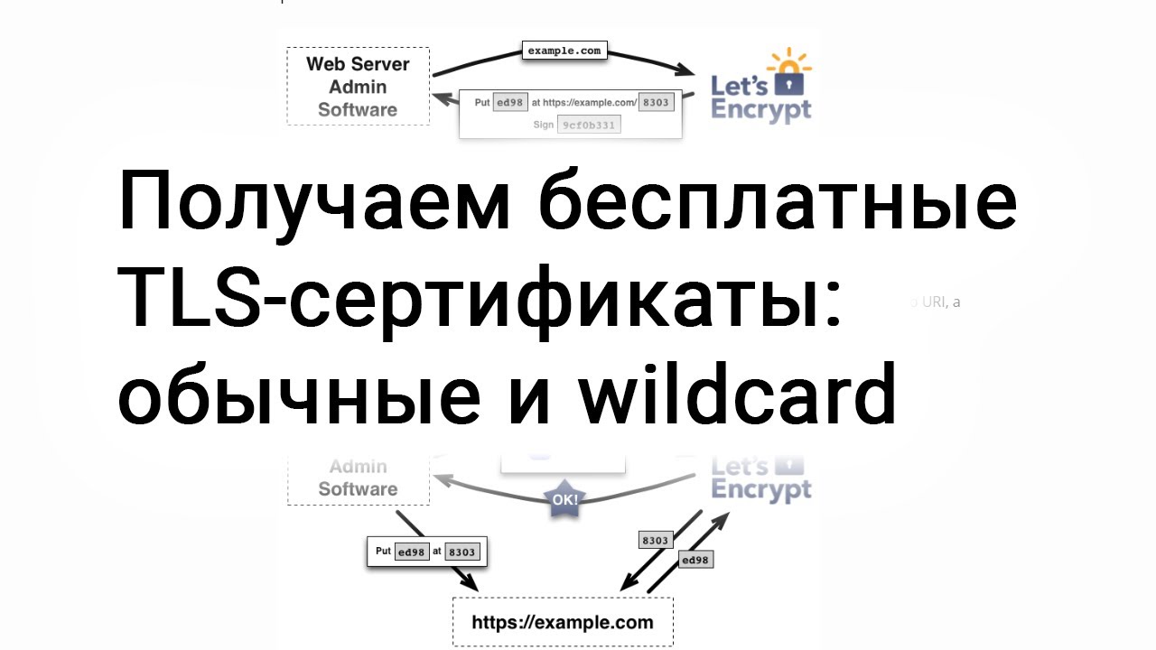 Получаем бесплатные TLS-сертификаты: обычные и wildcard