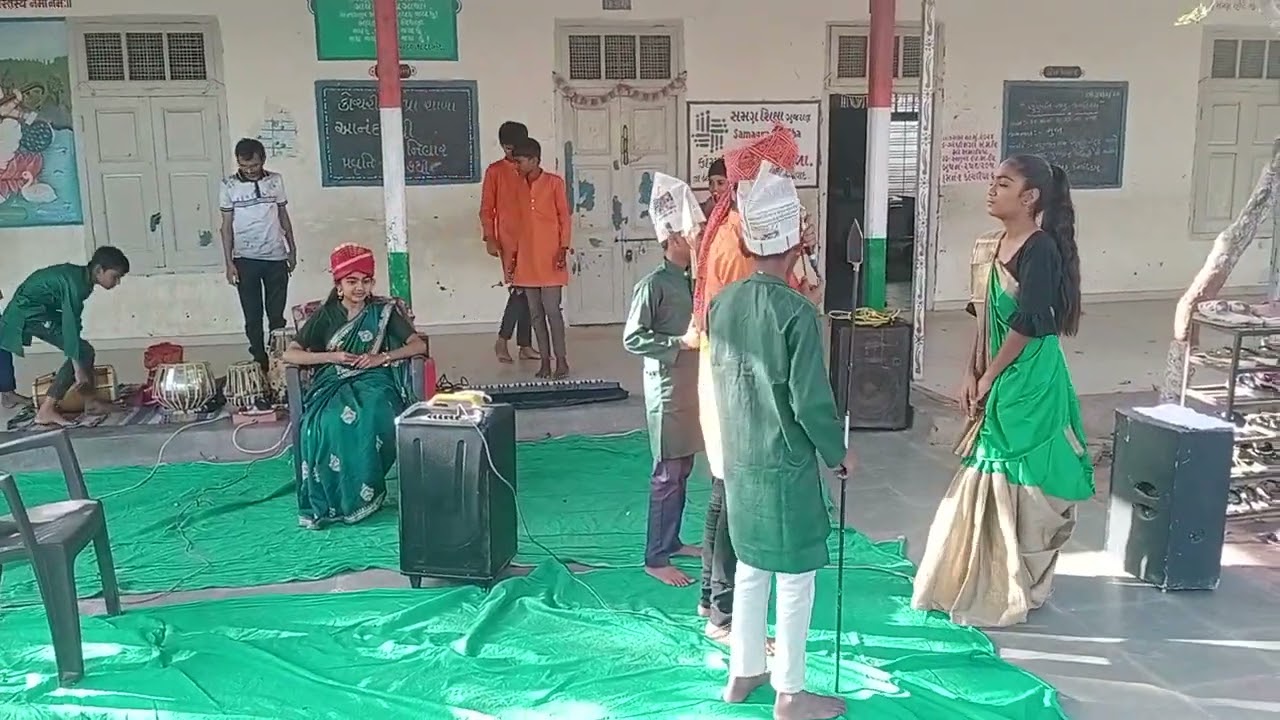 Kochariya primary school  Natak STD 8 ન્યાય જોવો હોય તો ધોળકા નુ મલાવ તળાવ જુવો 🎉