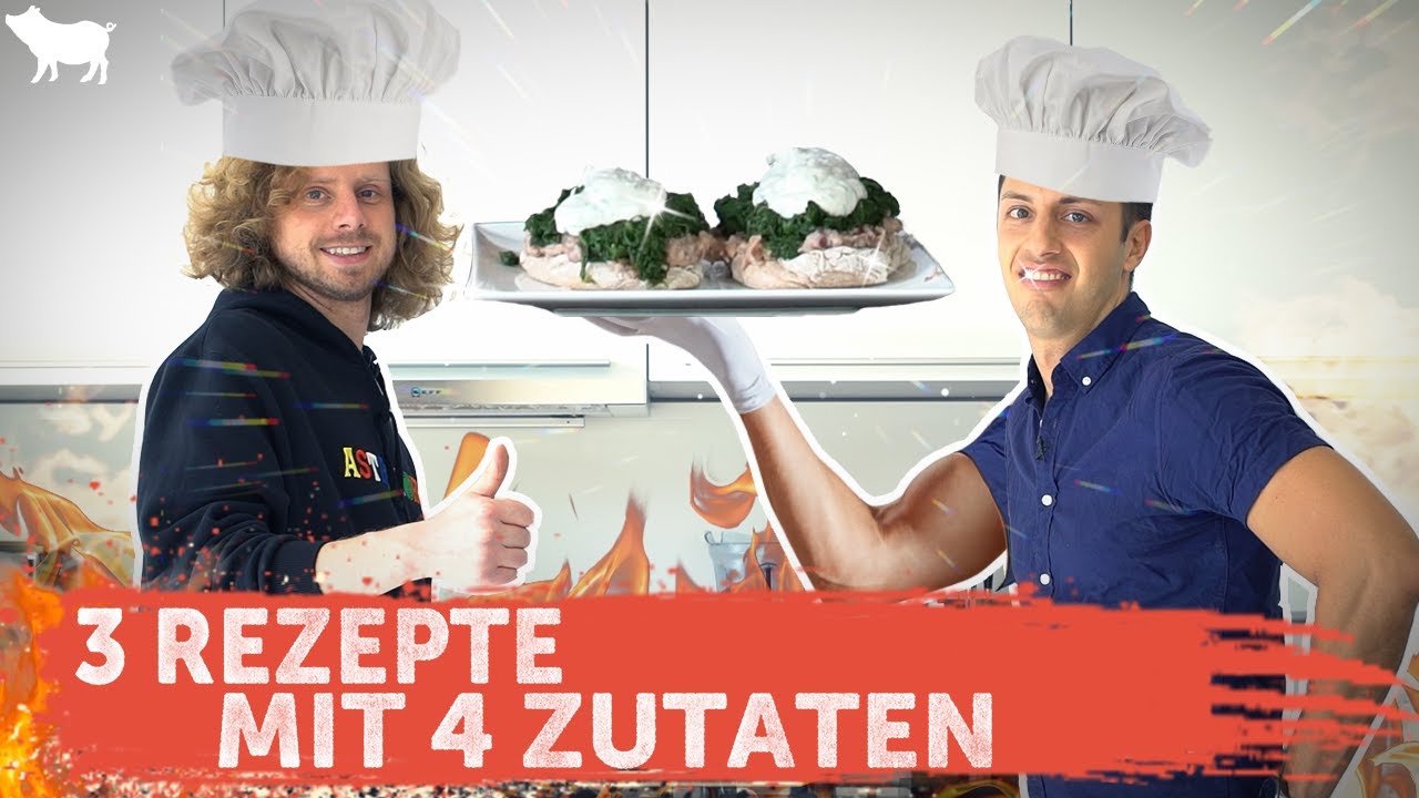 3 vegane Rezepte mit nur 4 Zutaten