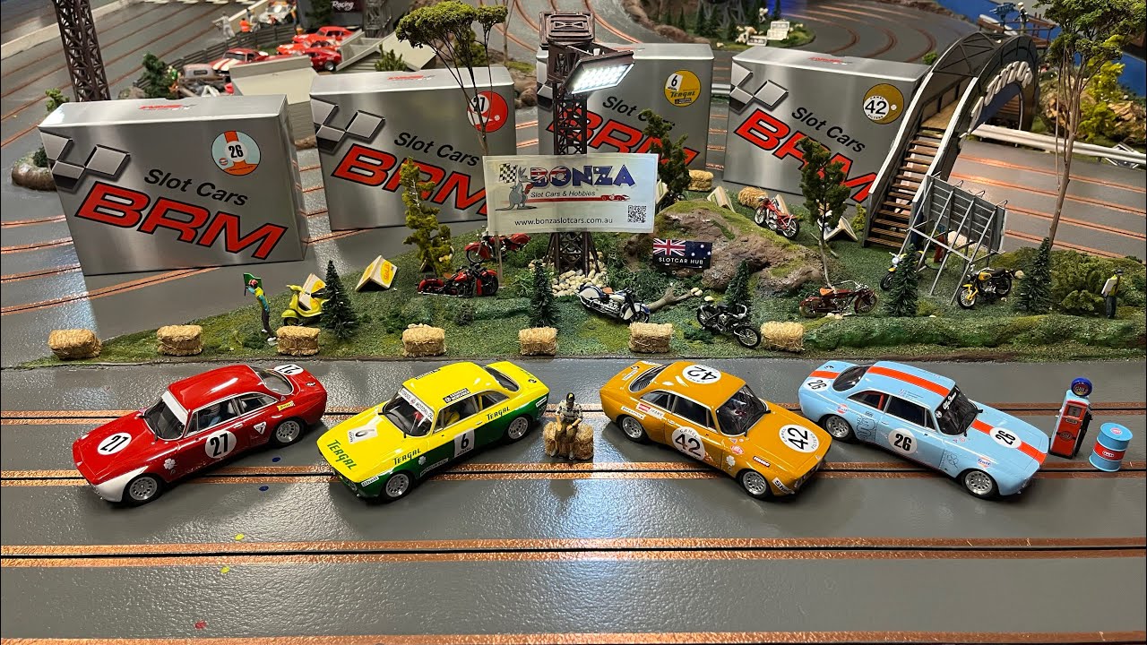 New BRM Alfa Romeo 1/24 scale slot cars Available at Bonza Slot cars and hobbies 👍🇦🇺