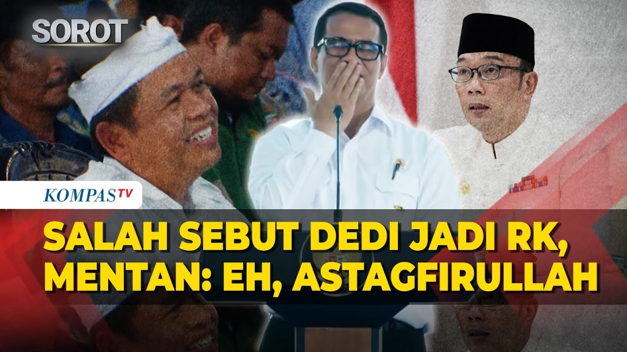 Mentan Amran Salah Sebut Nama Dedi Mulyadi Menjadi Ridwan Kamil saat Sapa Gubernur Jawa Barat
