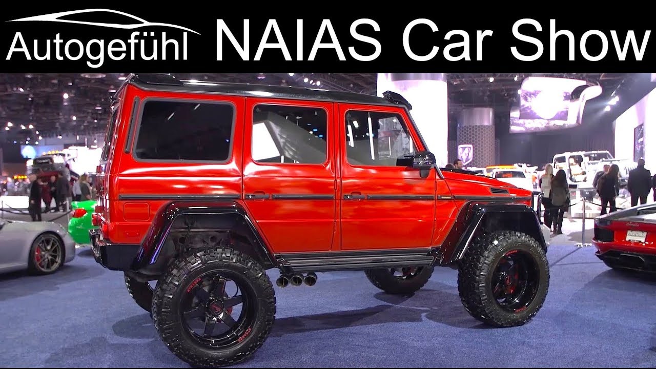 Обзорная экскурсия по автосалону NAIAS Detroit Motor Show 2019 &mdash; Autogef&uuml;hl