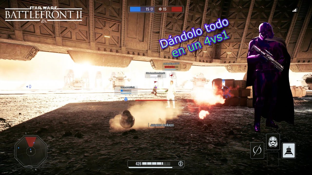 16- My team rage quits out of nowhere | HvsV | Star Wars  Battlefront II 2017