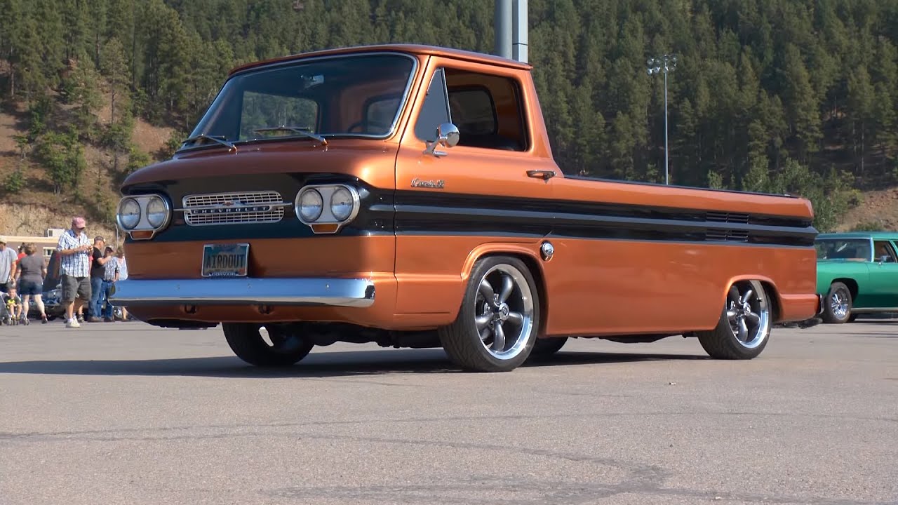 Corvair 95 Loadside Pickup | Flake Paint, Lowered & Custom Interior | Kool Deadwood Nites
