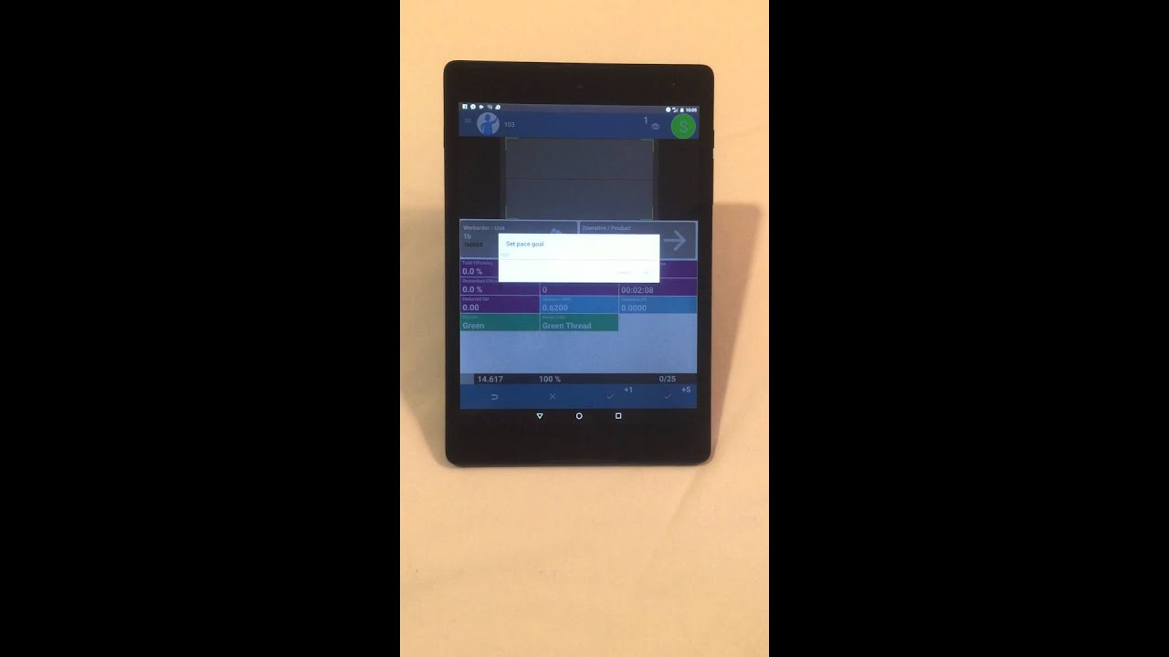Shopfloor Pacing Tool
