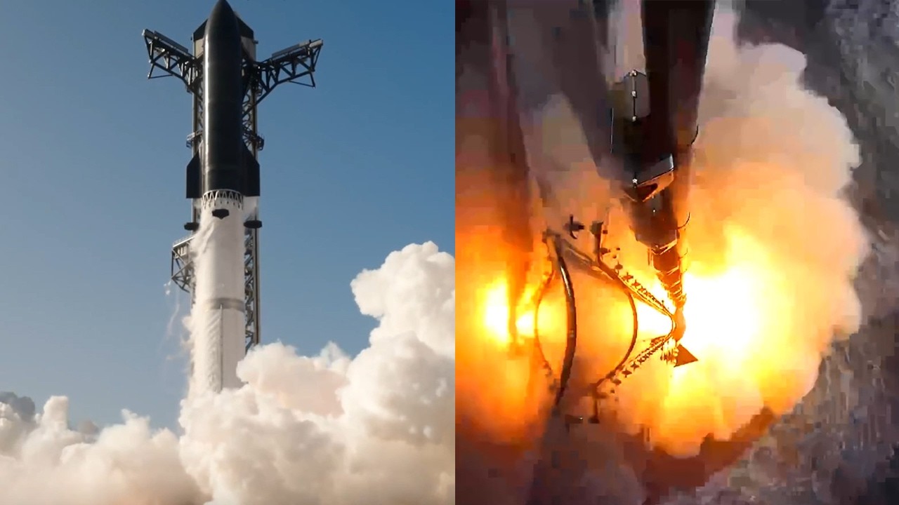 Starship launch and Super Heavy landing, 24 July 2026
