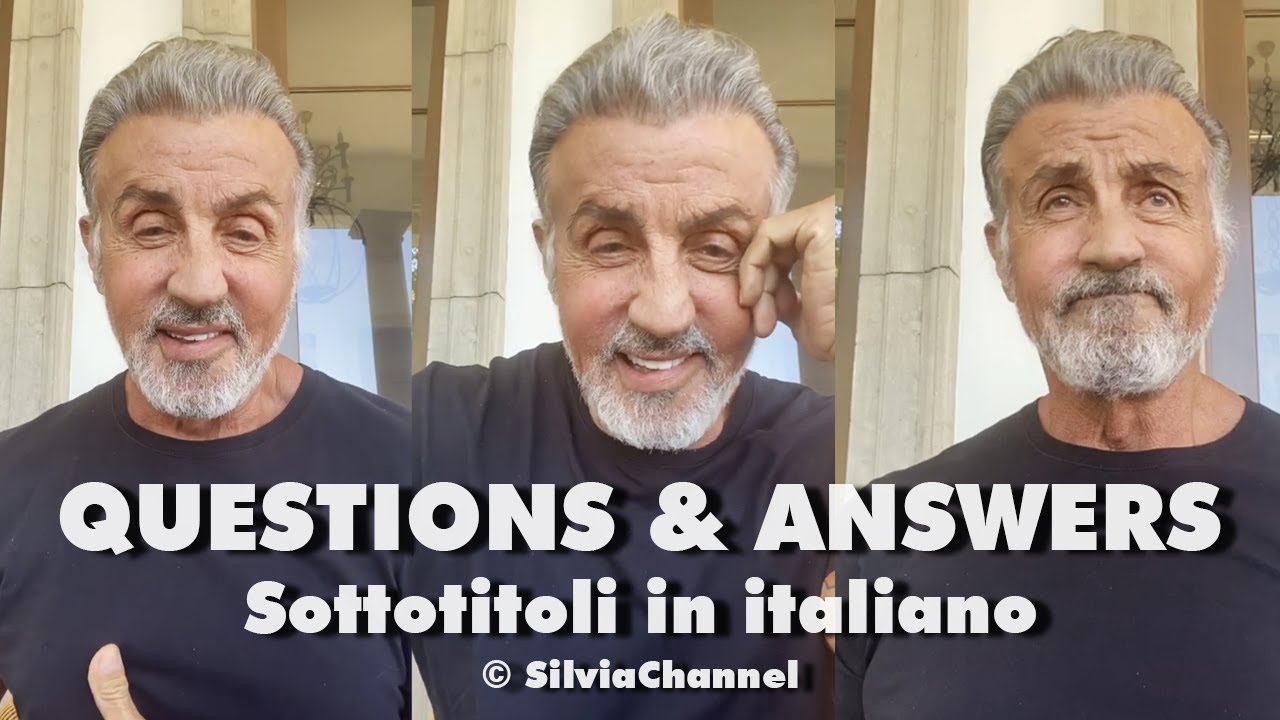 Sylvester Stallone - Q&A Fan Session Instagram - 04/05/2020 - Sub ITA