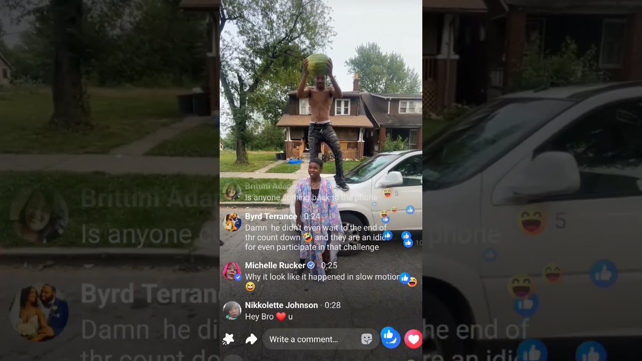 WATERMELON CHALLENGE GONE WRONG  