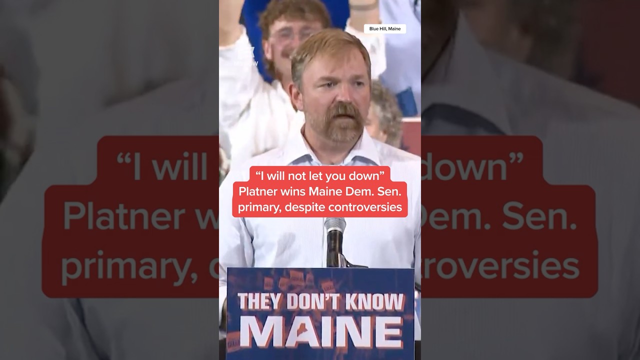 'I will not let you down': Platner wins Maine Dem. Sen. primary, despite controversies
