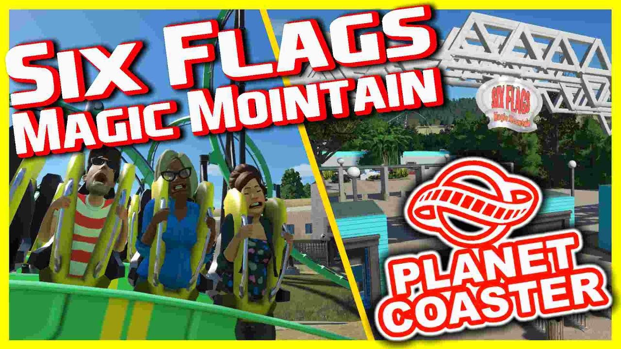 ACHTERBAHNEN OHNE ENDE!! Six Flags Magic Mountain | PARKTOUR!! - PLANET COASTER