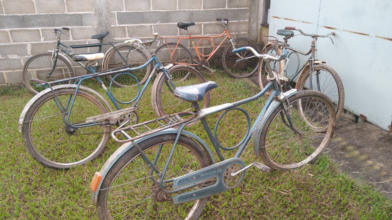Bicicletas antigas Monark e Caloi ,todas estão a venda.