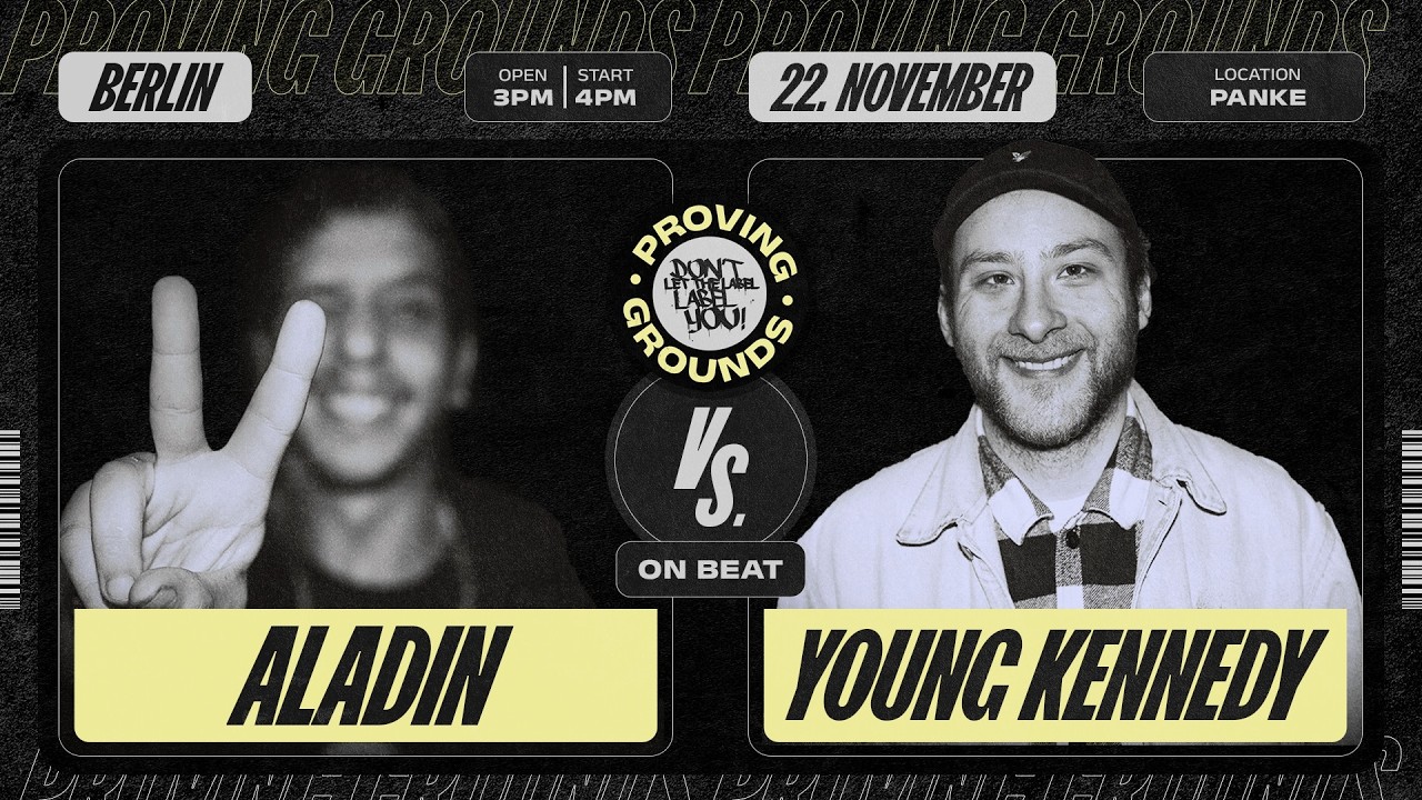 Young Kennedy vs Aladin ⎪ On Beat Rap Battle @ Proving Grounds On Beat Only 2025 ⎪ DLTLLY