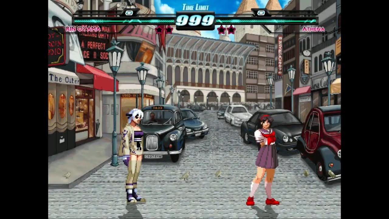 M.U.G.E.N. Rin Oyama KOFA Battles - Athena Asamiya (Infinite)
