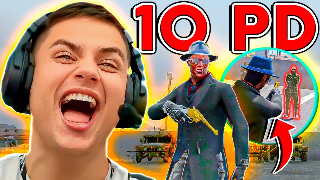 ELIMINEI 10 PESSOAS COM A DOURADA 😱 GTA RP (Paulinho o LOKO)