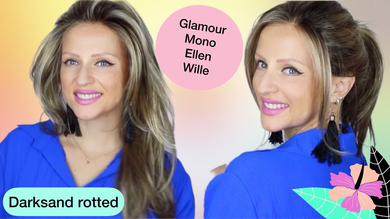 Glamour mono | Ellen Wille - Περούκα Glamour mono *Darksand rooted & Espresso mix*