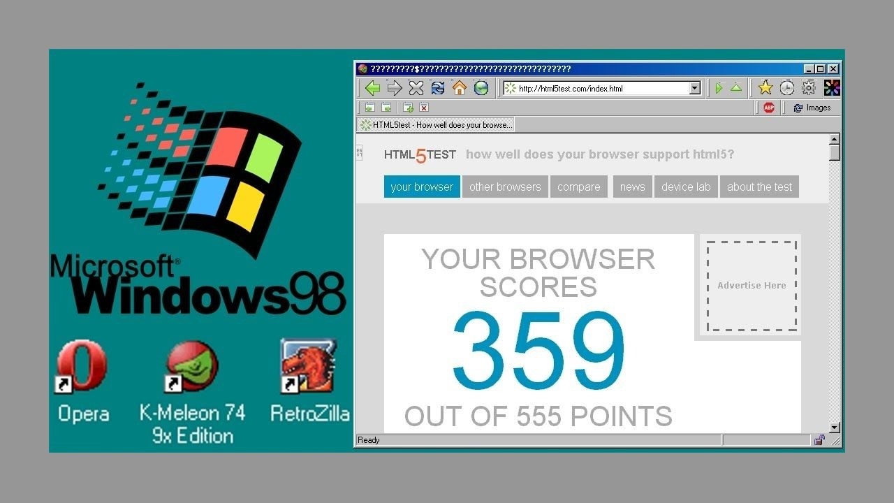 Puedes Navegar en Internet con Windows 98?