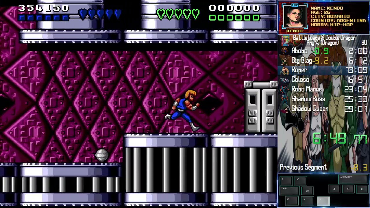 Battletoads & Double Dragon - Speedrun - 28:42 (Billy) [Sega Genesis]