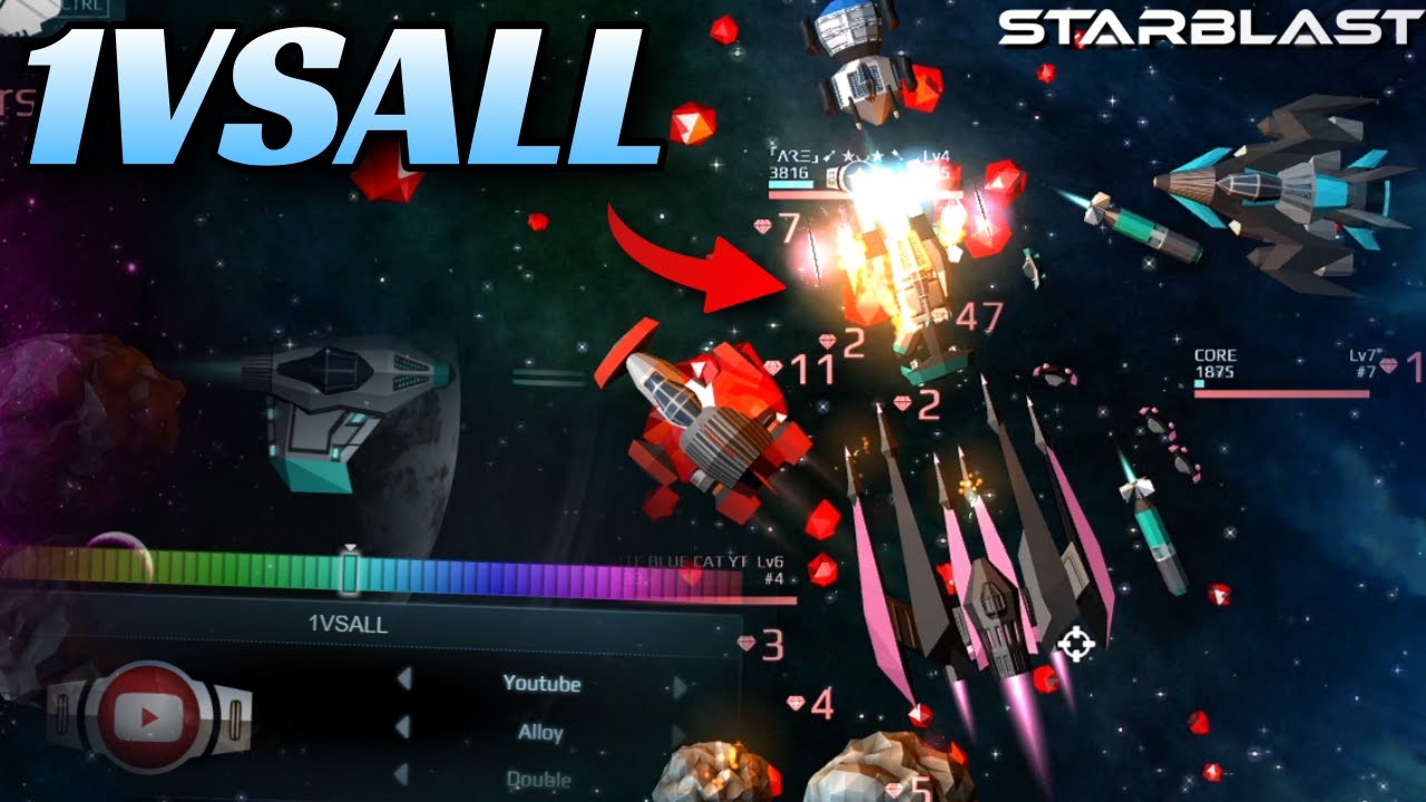 🔥 «1 против ВСЕХ» в режиме выживания | STARBLAST.IO